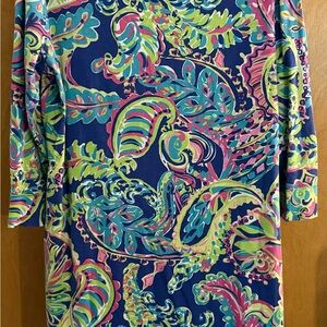 Lilly Pulitzer Colorful Paisley Midi Dress